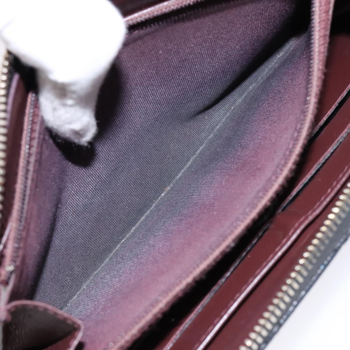 Long Wallet Caviar Skin Black Gold CC
