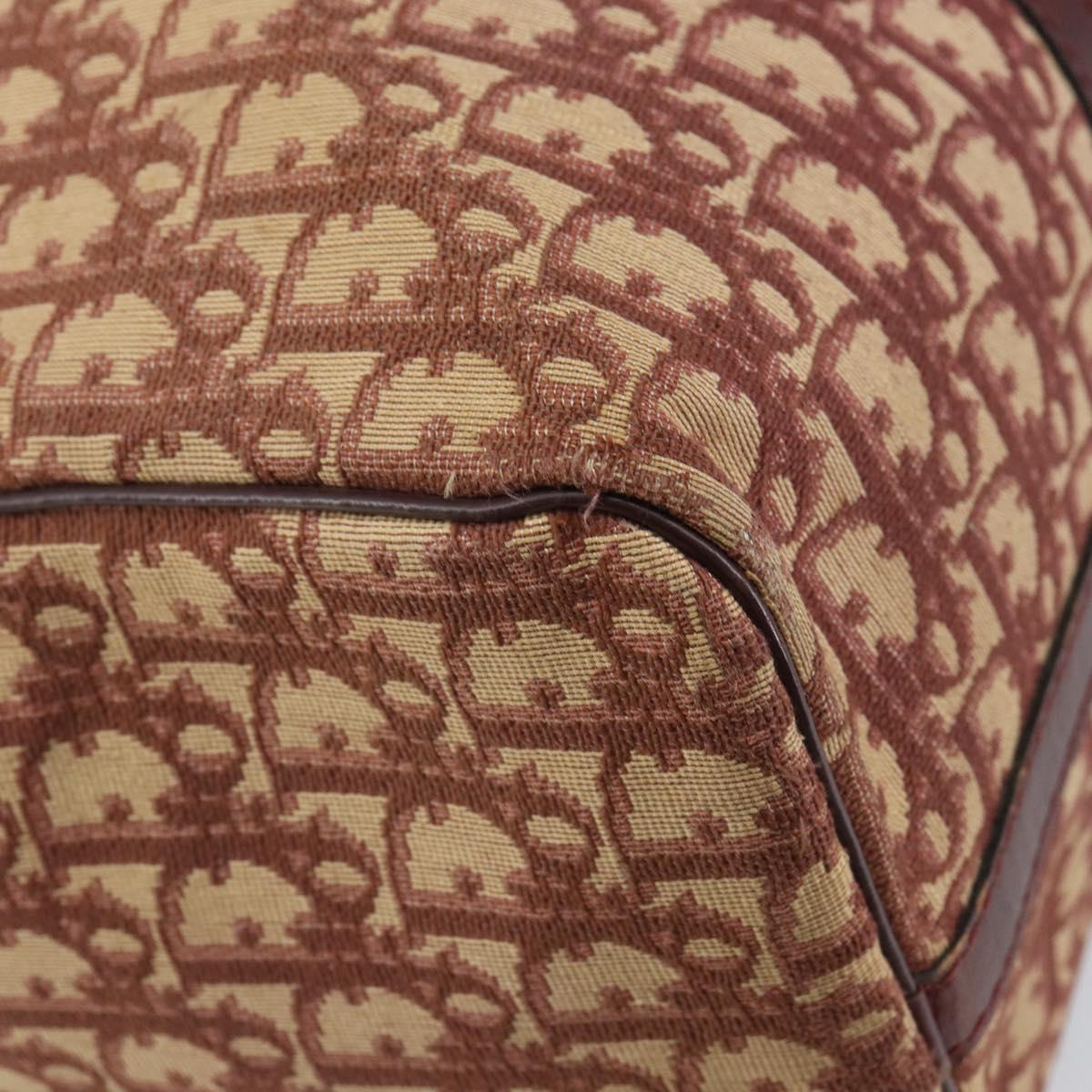 Trotter Canvas Boston Bag Red Silver