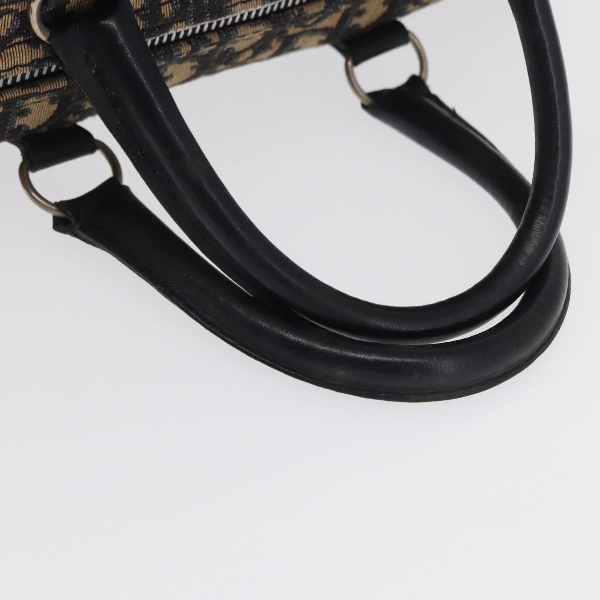 Trotter Canvas Boston Bag Navy Silver