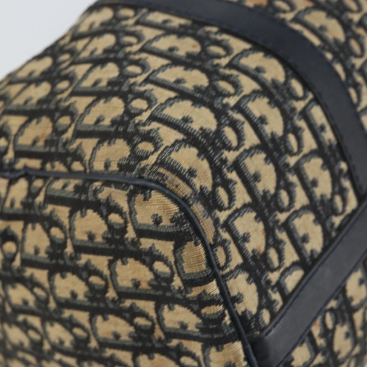 Trotter Canvas Hand Bag Navy Silver