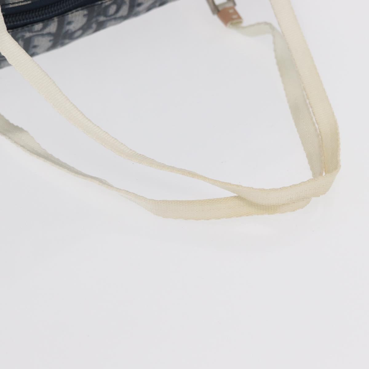 Trotter Canvas Hand Bag Navy Silver