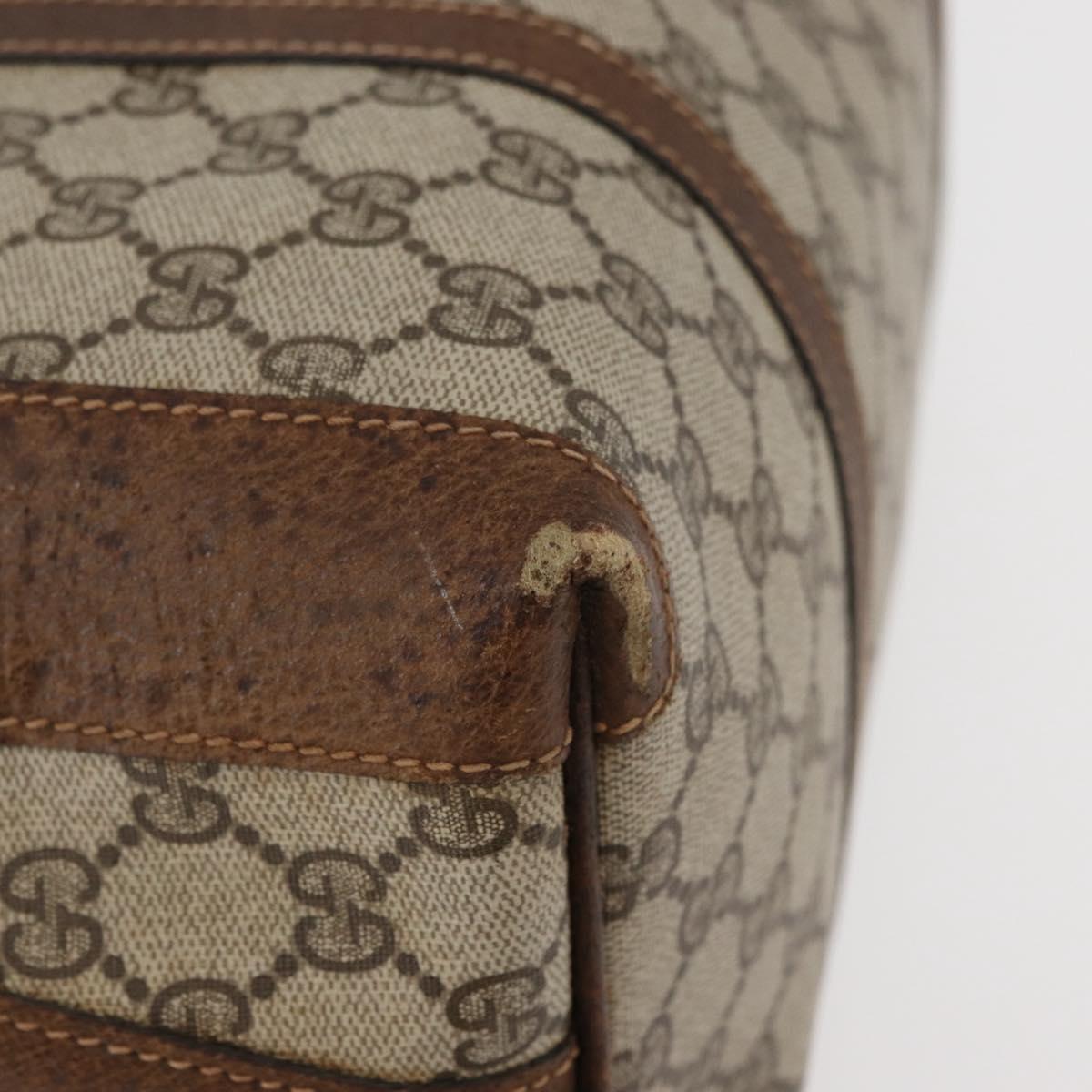 GG Supreme Boston Bag PVC Beige Gold