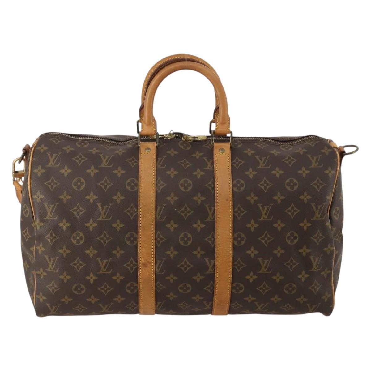 Monogram Keepall Bandouliere 45 Boston Bag