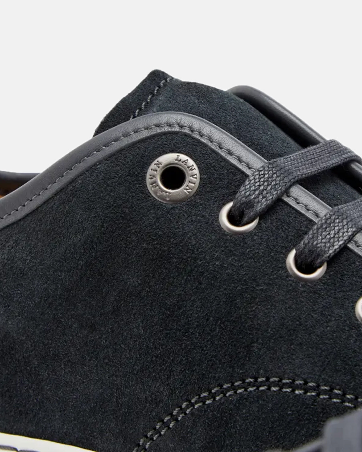 DBB1 Elephant Gray Suede Patent Cap Toe