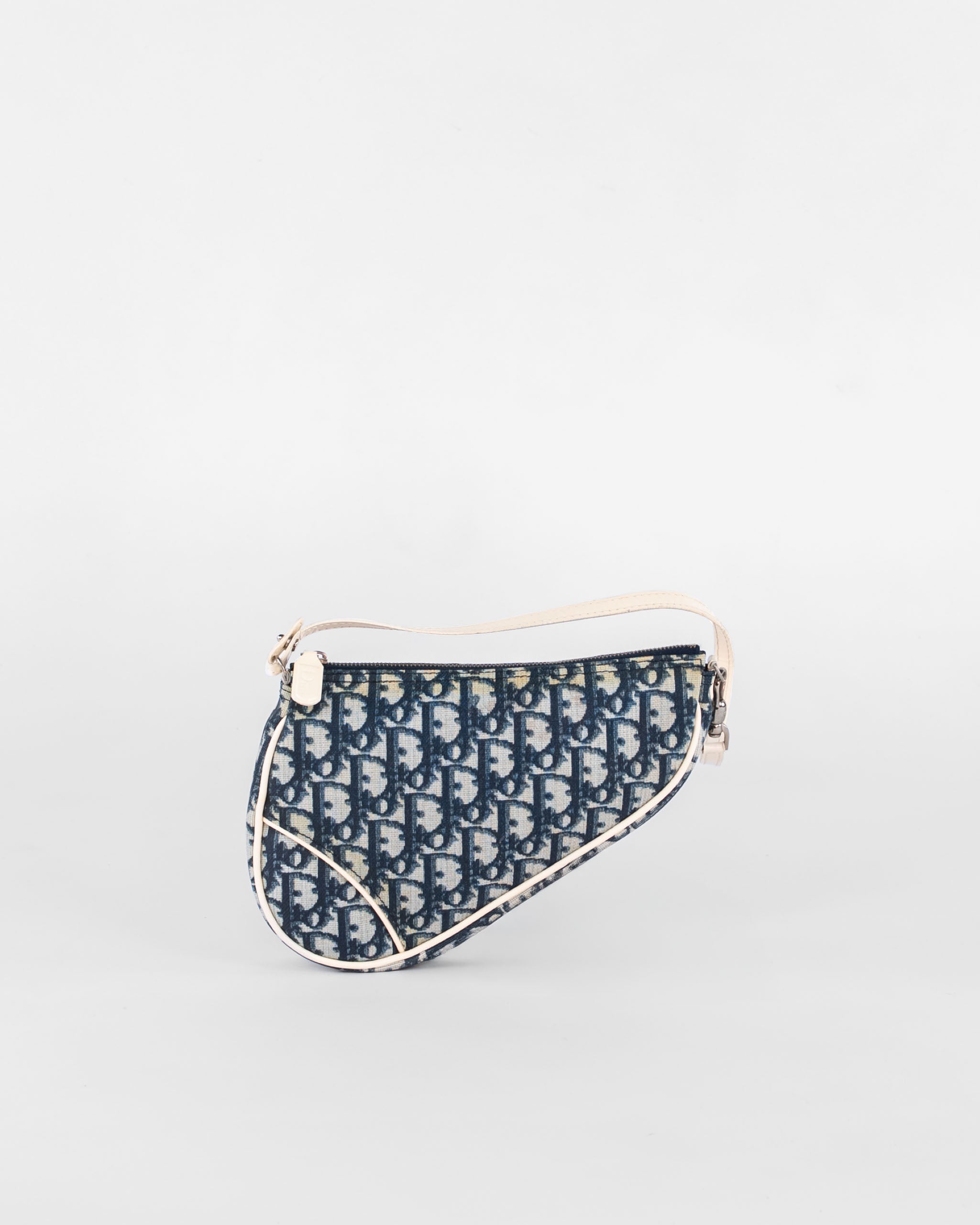 Trotter Canvas Saddle Pouch Navy