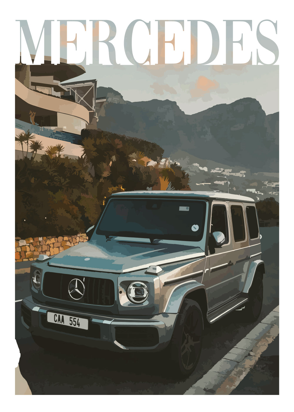 "Old Money Mercedes No.5" Poster