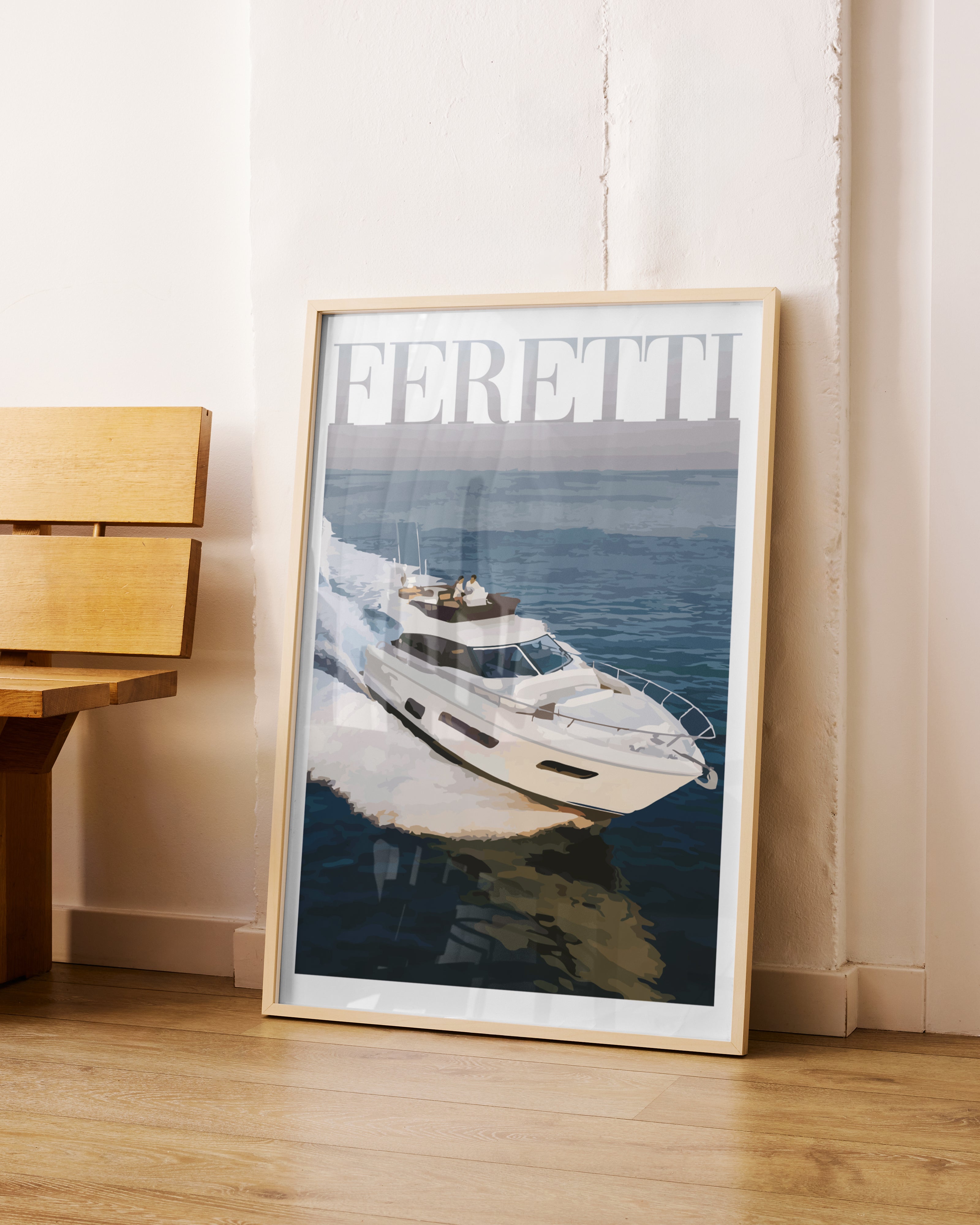 "Old Money Feretti" Poster