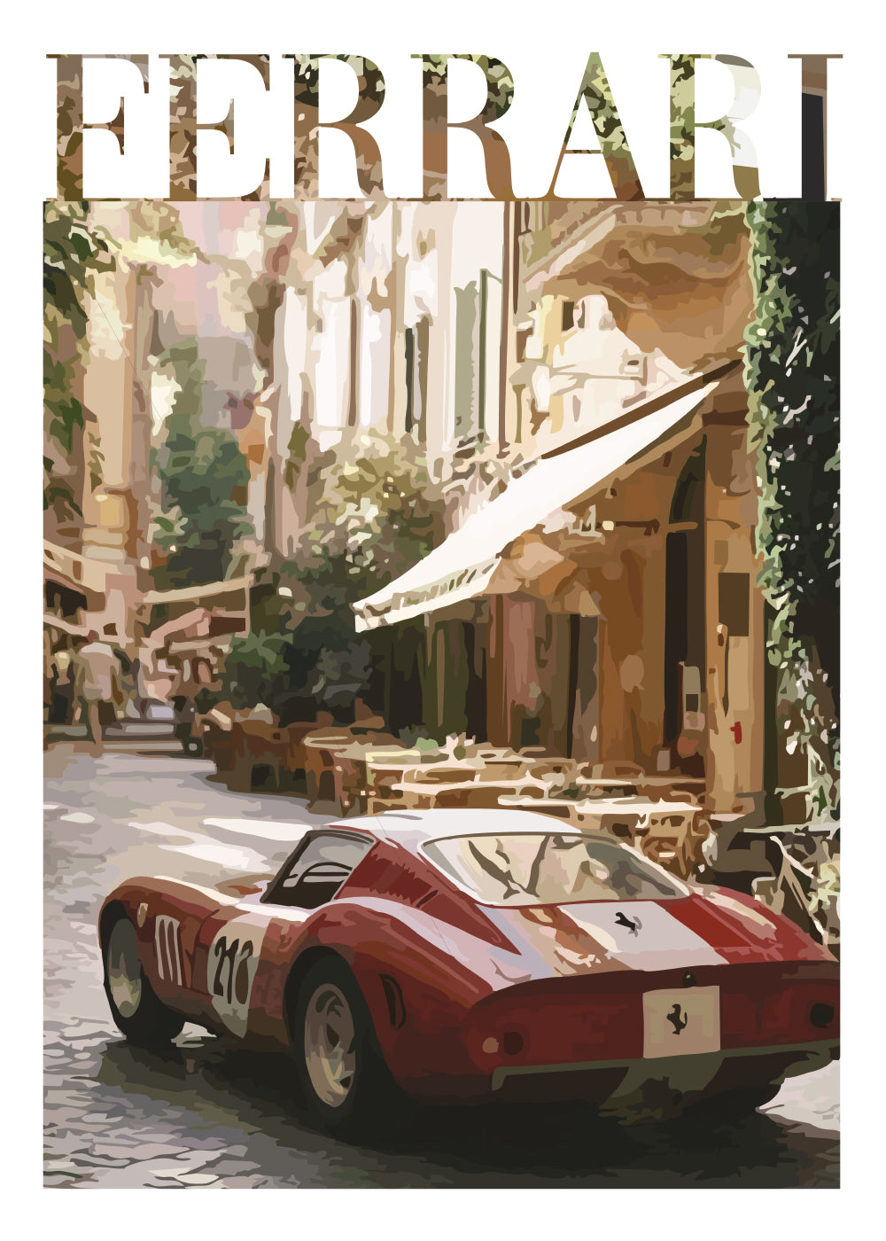 "Old Money Ferrari No.2" Poster