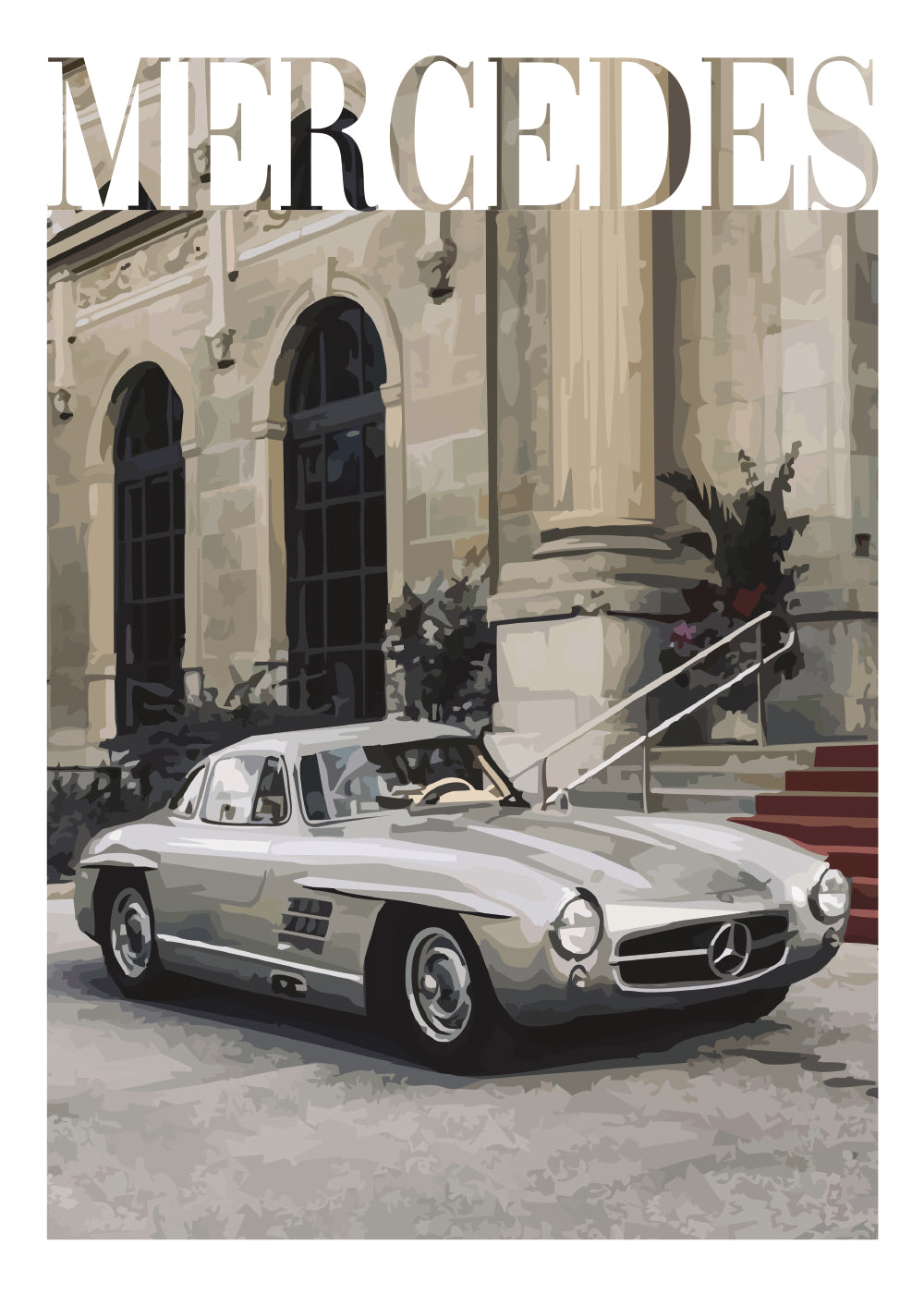 "Old Money Mercedes No.1" Poster