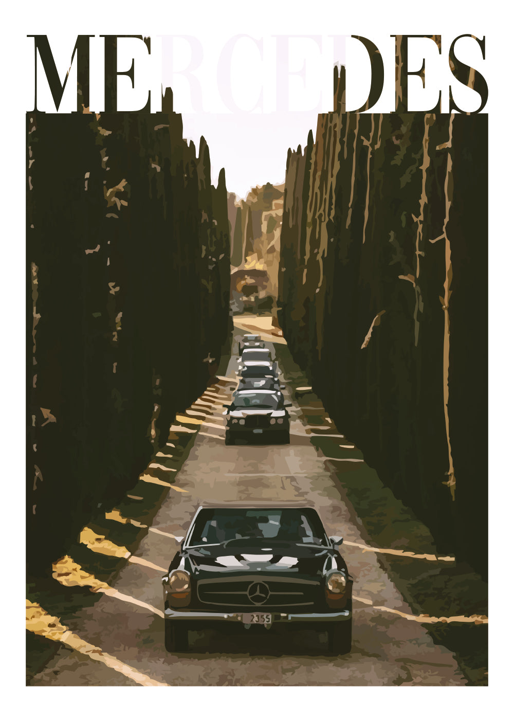 "Old Money Mercedes No.2" Poster