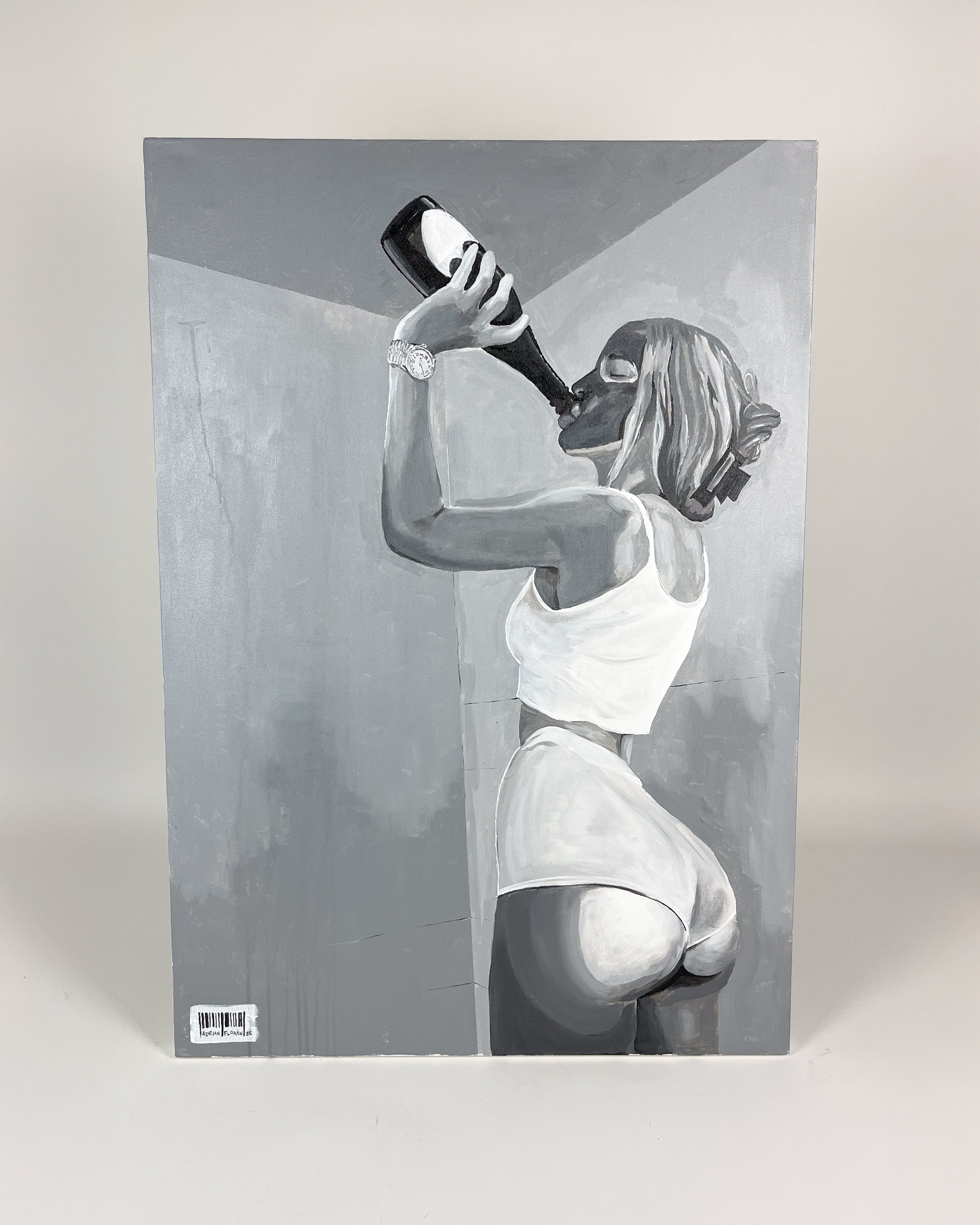 "Overworked" Original Painting