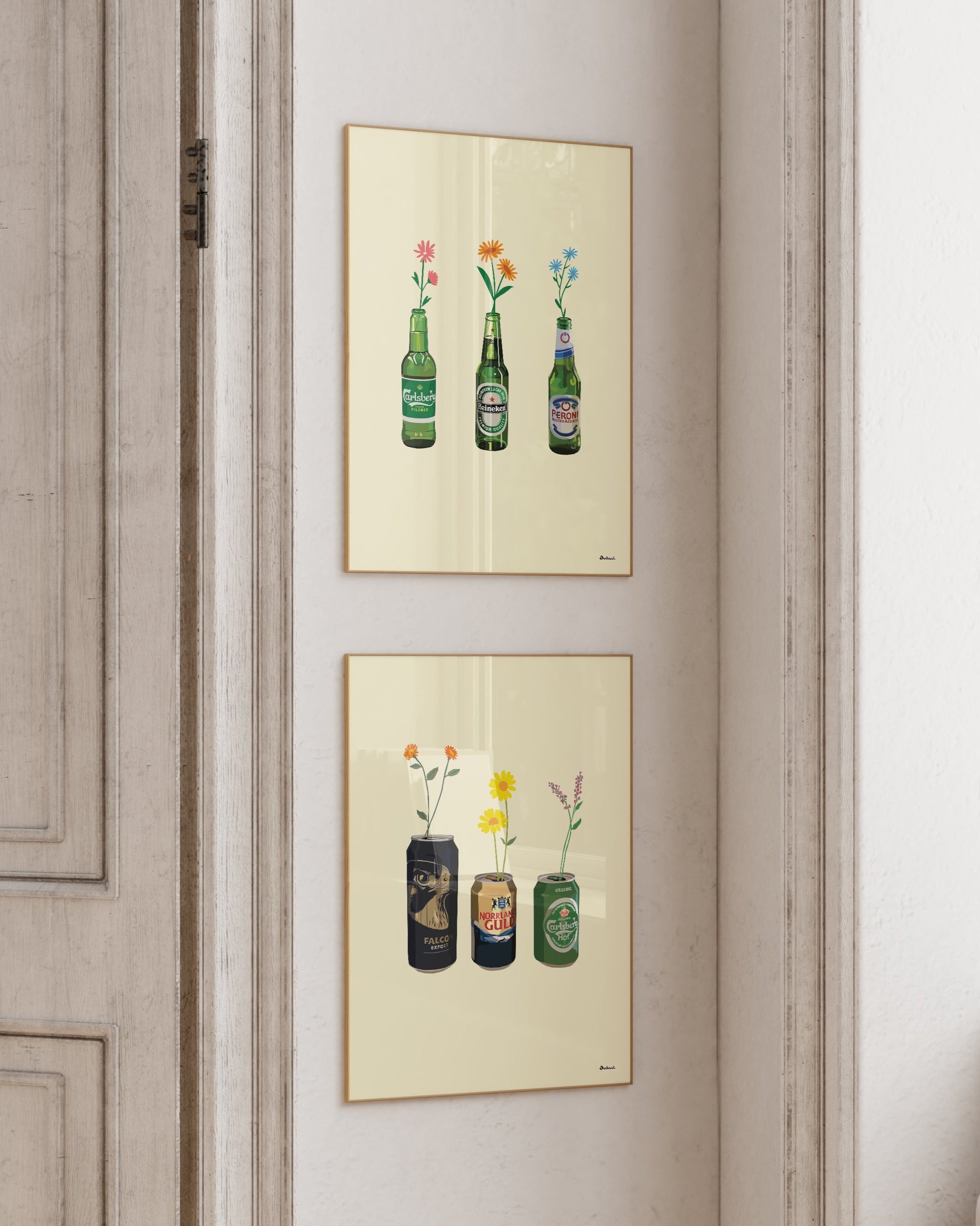 Handla Arksel Sprouting Beer Cans Poster online | Smidigt och enkelt på nätet - Merchsweden |