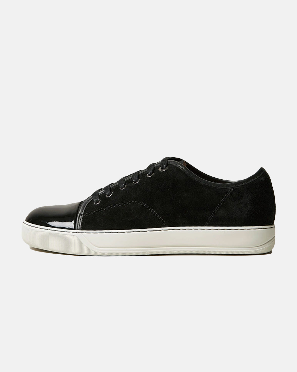 DBB1 Black Suede Patent Cap Toe
