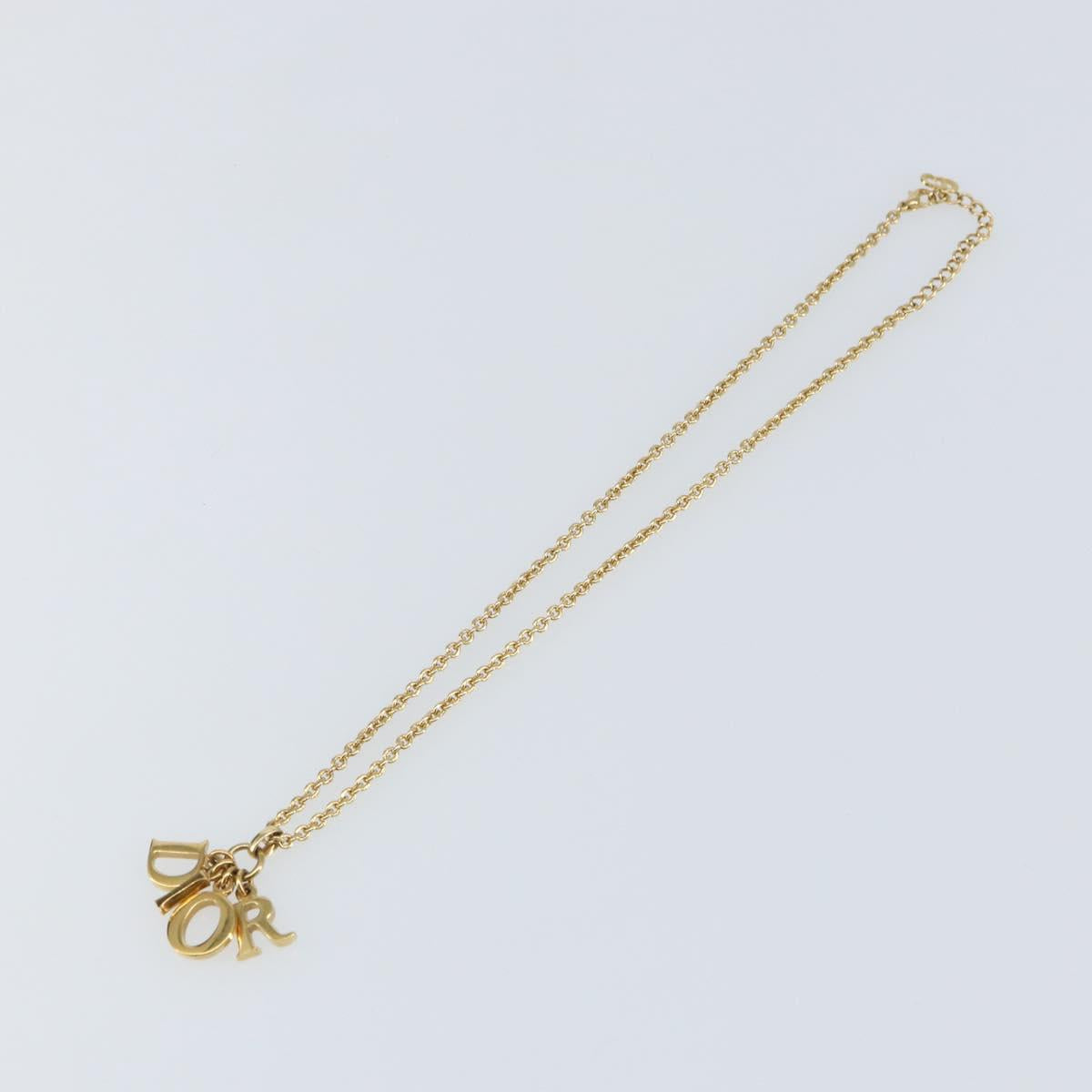 Necklace metal Gold Tone