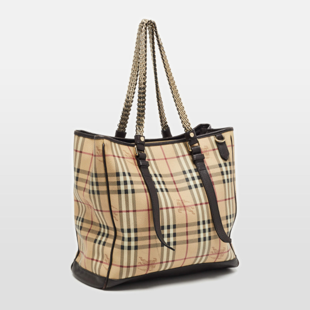 Handla Burberry Haymarket Multi-chain tote bag online | Smidigt och enkelt på nätet - Merchsweden |