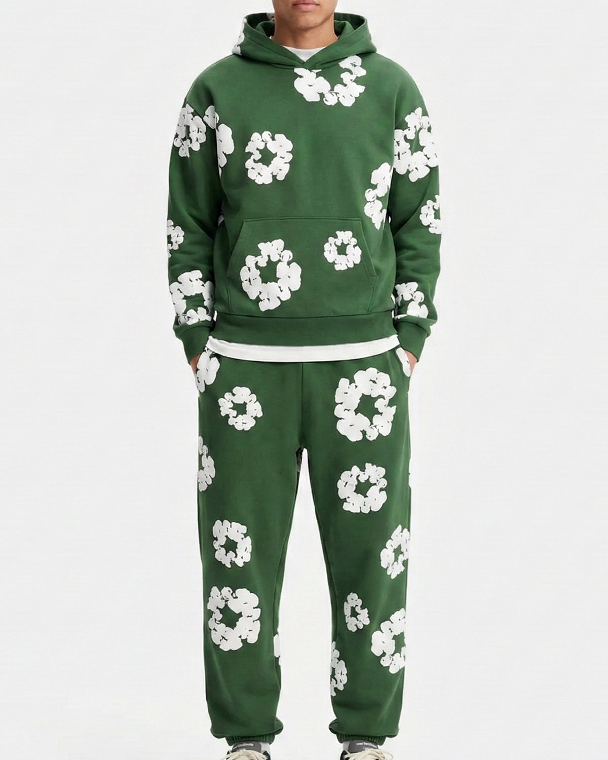The Cotton Wreath Green Tracksuit