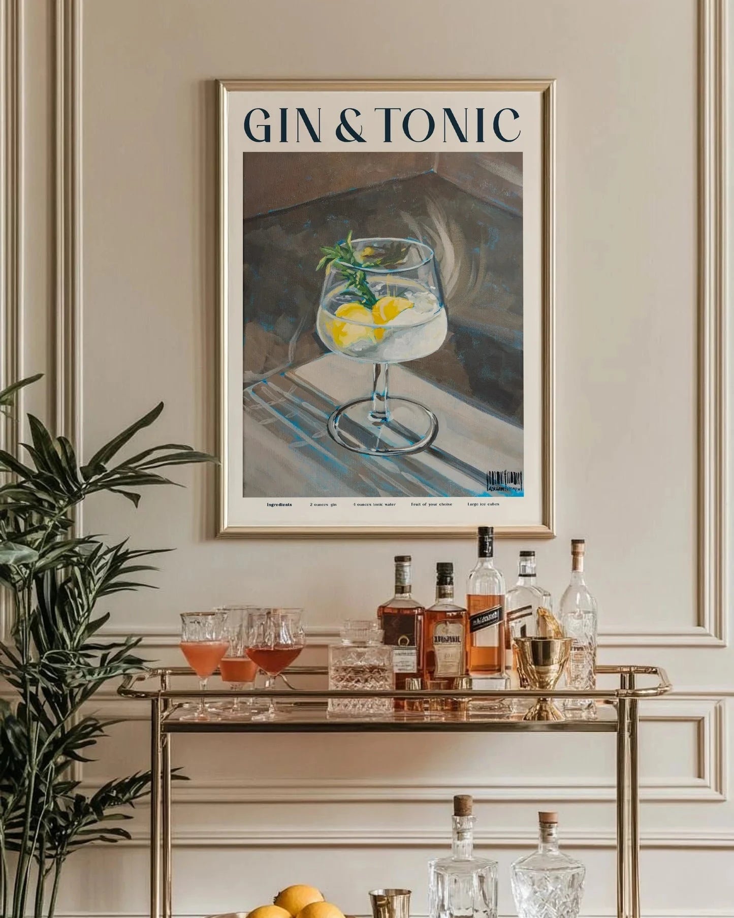 "Gin & Tonic" Poster