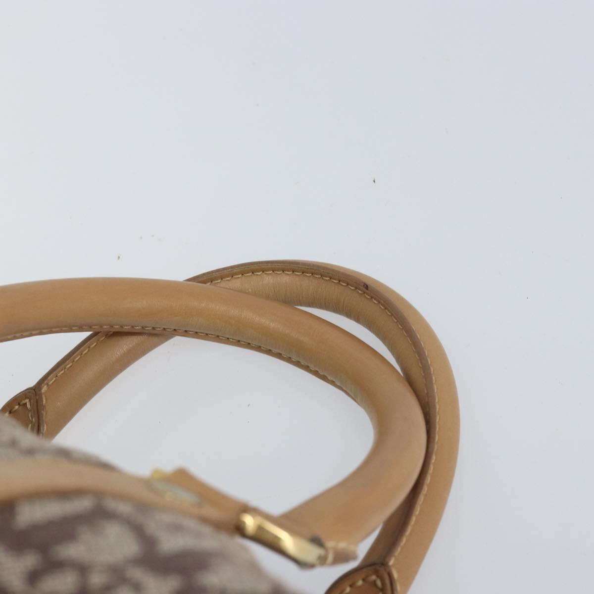 Trotter Canvas Boston Bag Brown Gold