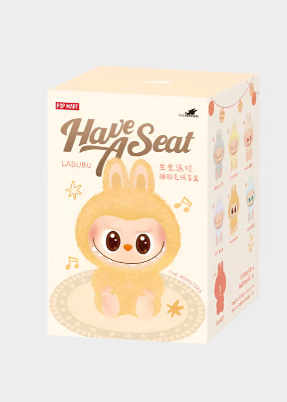 Pop Mart Labubu The Monsters Have a Seat Vinyl Plush Sealed Case (6 Blind Box)