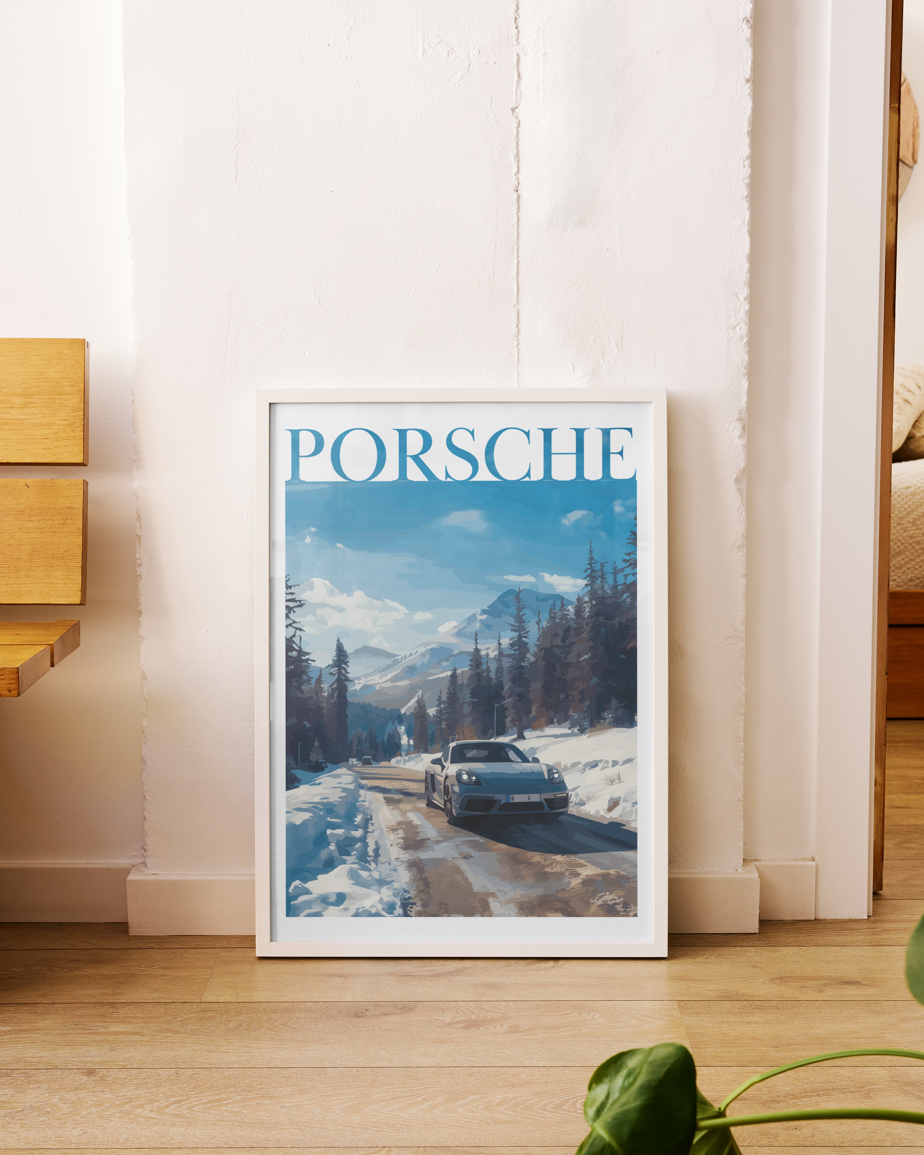 "Winter Porsche No.2" Poster