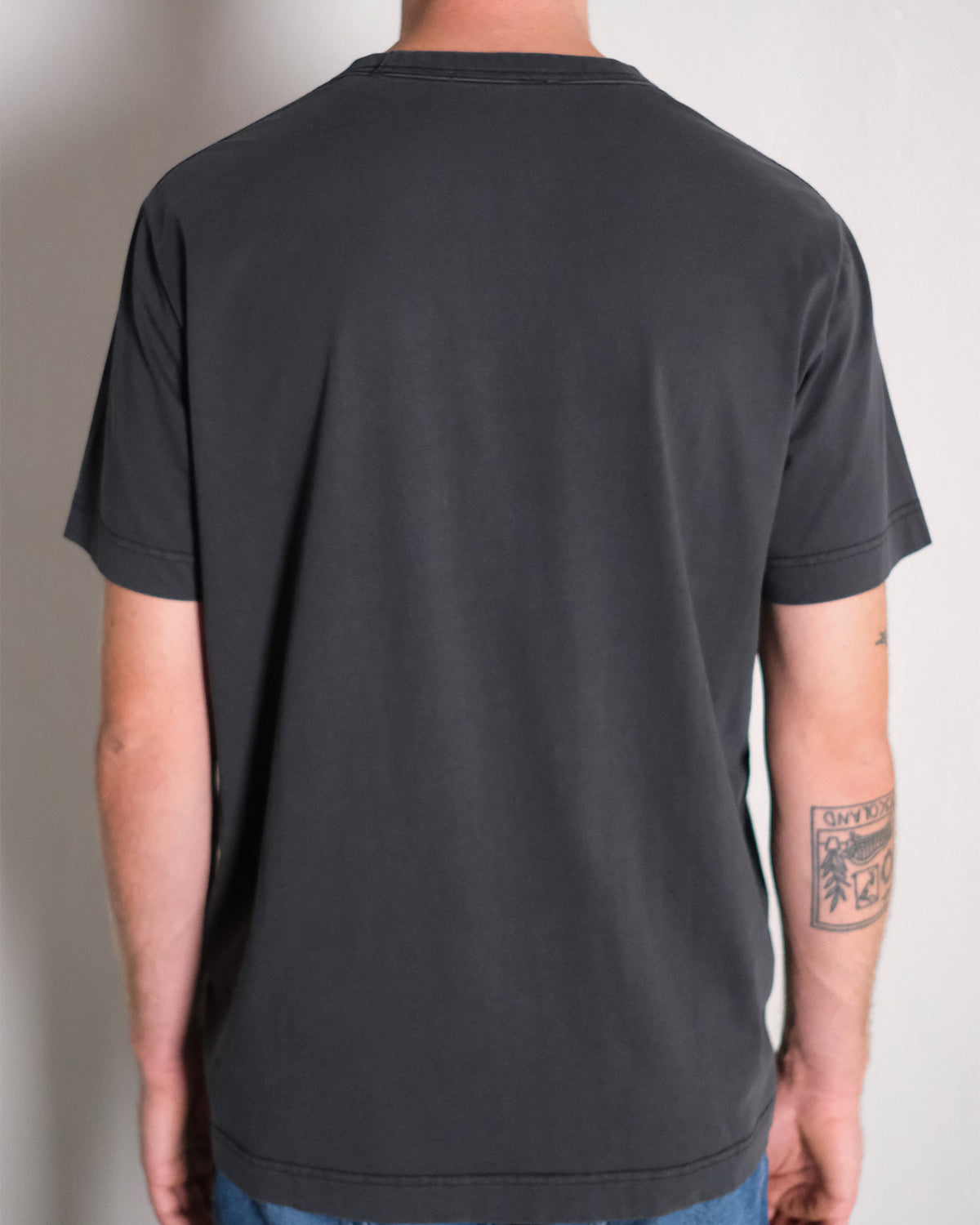 Wordmark Tee "Washed Black"