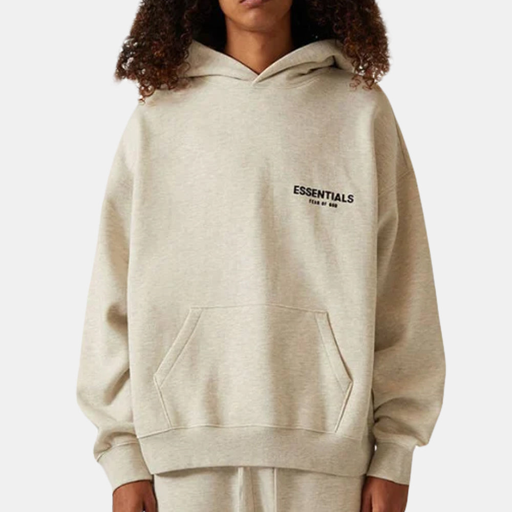 Handla Fear of God Essentials "Light Oatmeal" Hoodie (SS22) online | Smidigt och enkelt på nätet - Merchsweden |