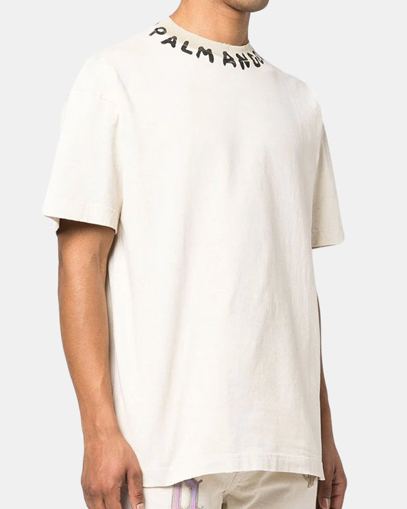 Handla Palm Angels Neck logo tee online | Smidigt och enkelt på nätet - Merchsweden |