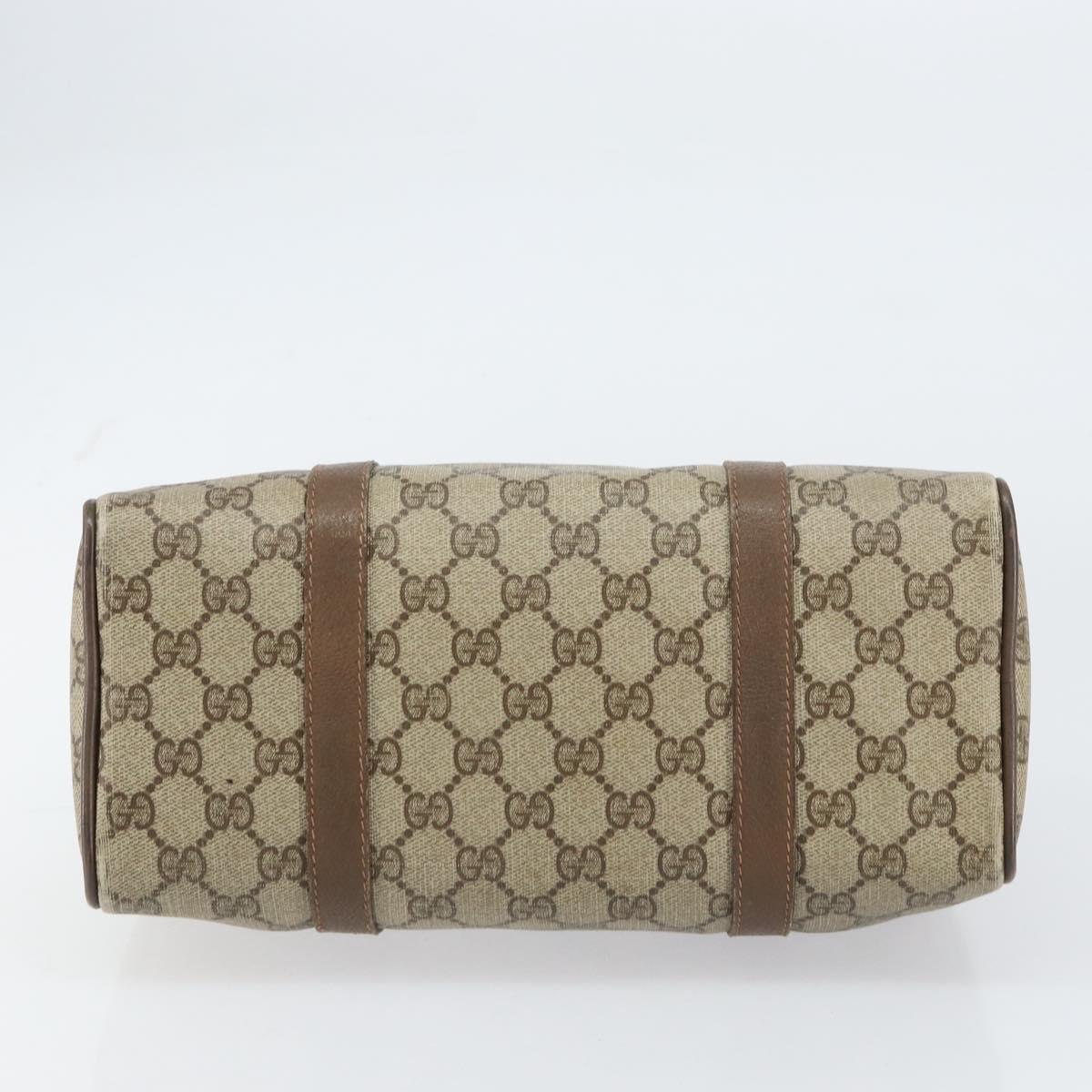 GG Supreme Sherry Line Hand Bag PVC Beige Gold