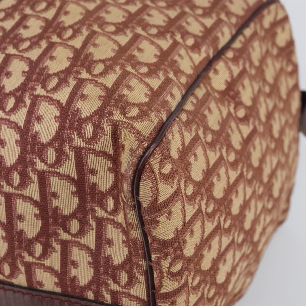 Trotter Canvas Boston Bag Red Silver