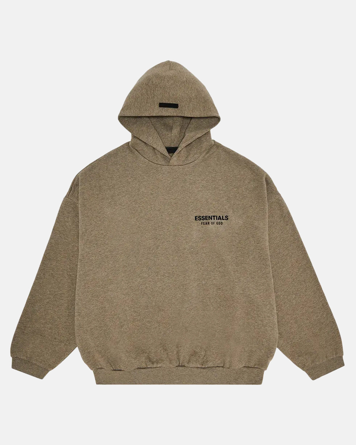 Essentials "Heather Oatmeal" Applique Hoodie (FW20)