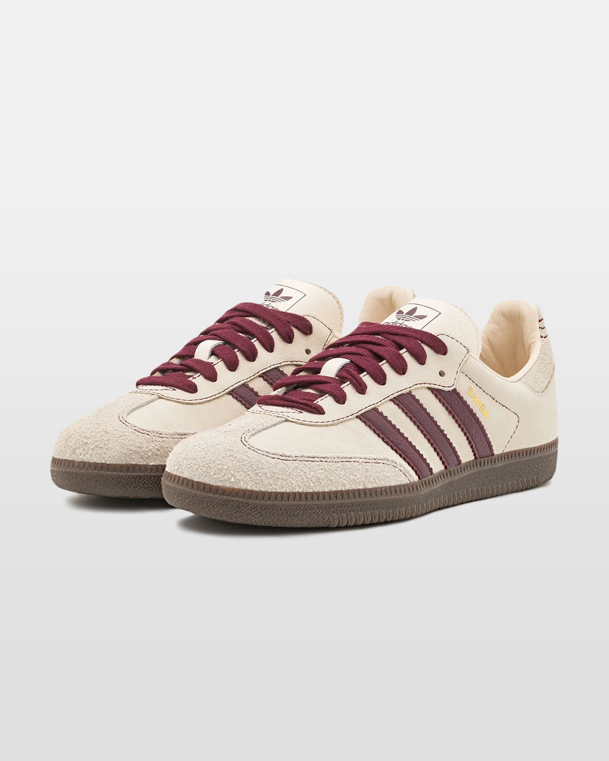 Handla Adidas Samba OG "Wonder White Maroon" online | Smidigt och enkelt på nätet - Merchsweden |