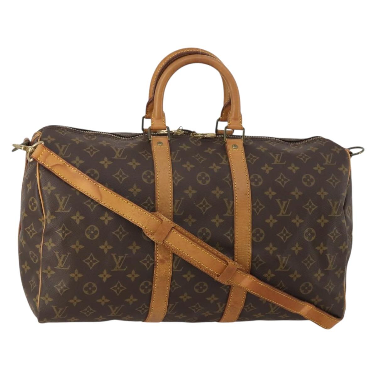 Monogram Keepall Bandouliere 45 Boston Bag