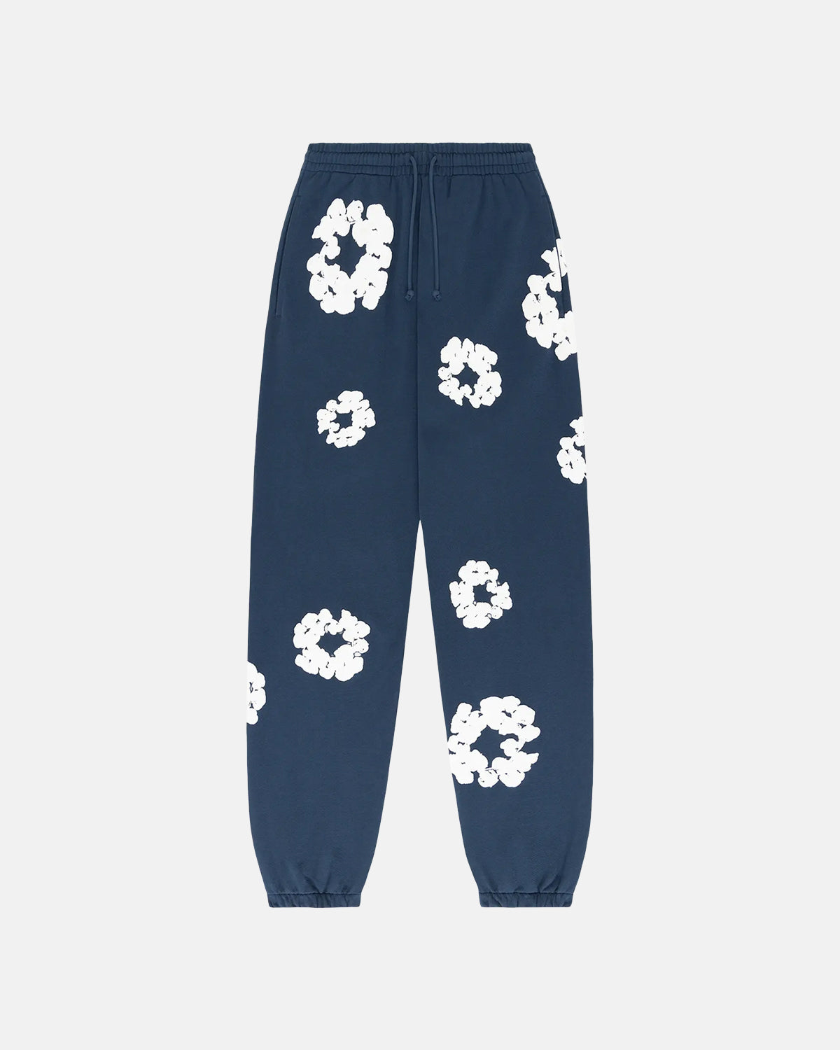 Denim Tears Cotton Wreath -collegehousut Laivastonsiniset