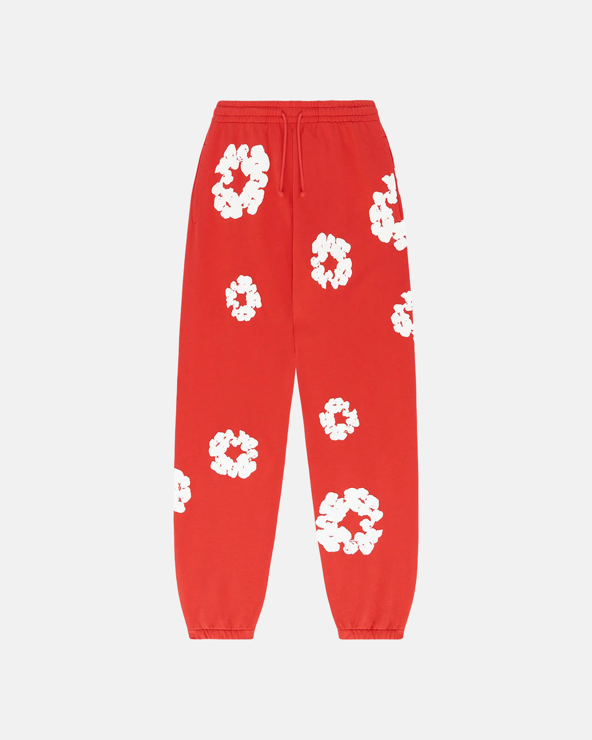 Denim Tears Cotton Wreath -collegehousut, punaiset