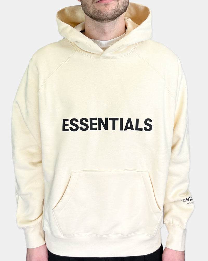 Handla Fear of God Essentials "Buttercream" Applique hoodie (SS20) online | Smidigt och enkelt på nätet - Merchsweden |
