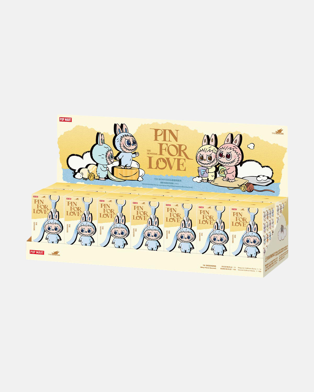 The Monsters Pin for Love 14-pack (A-M)