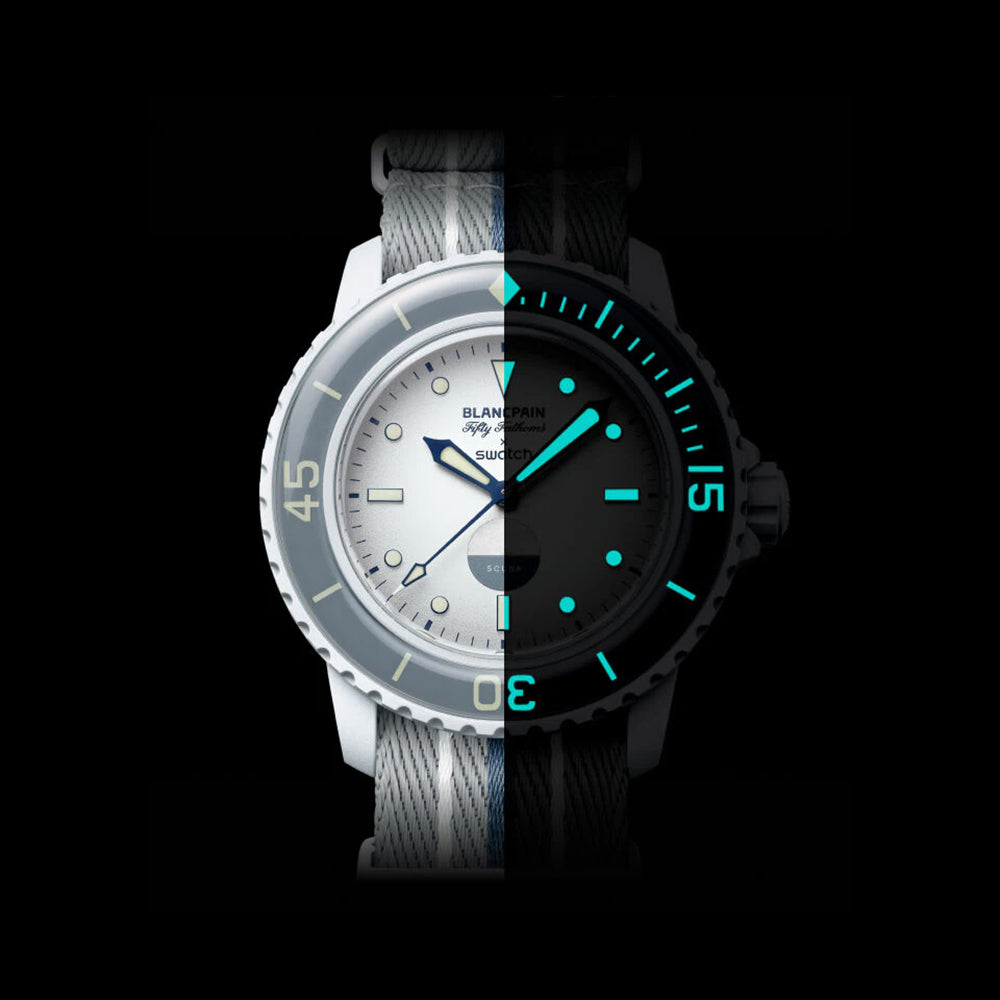 Blancpain x Swatch Antarctic Ocean - Klocka | Trendiga kläder & skor - Merchsweden |