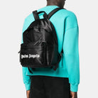 Handla Palm Angels Logo-print backpack online | Smidigt och enkelt på nätet - Merchsweden |