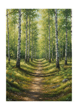 "Birch Forest" Poster