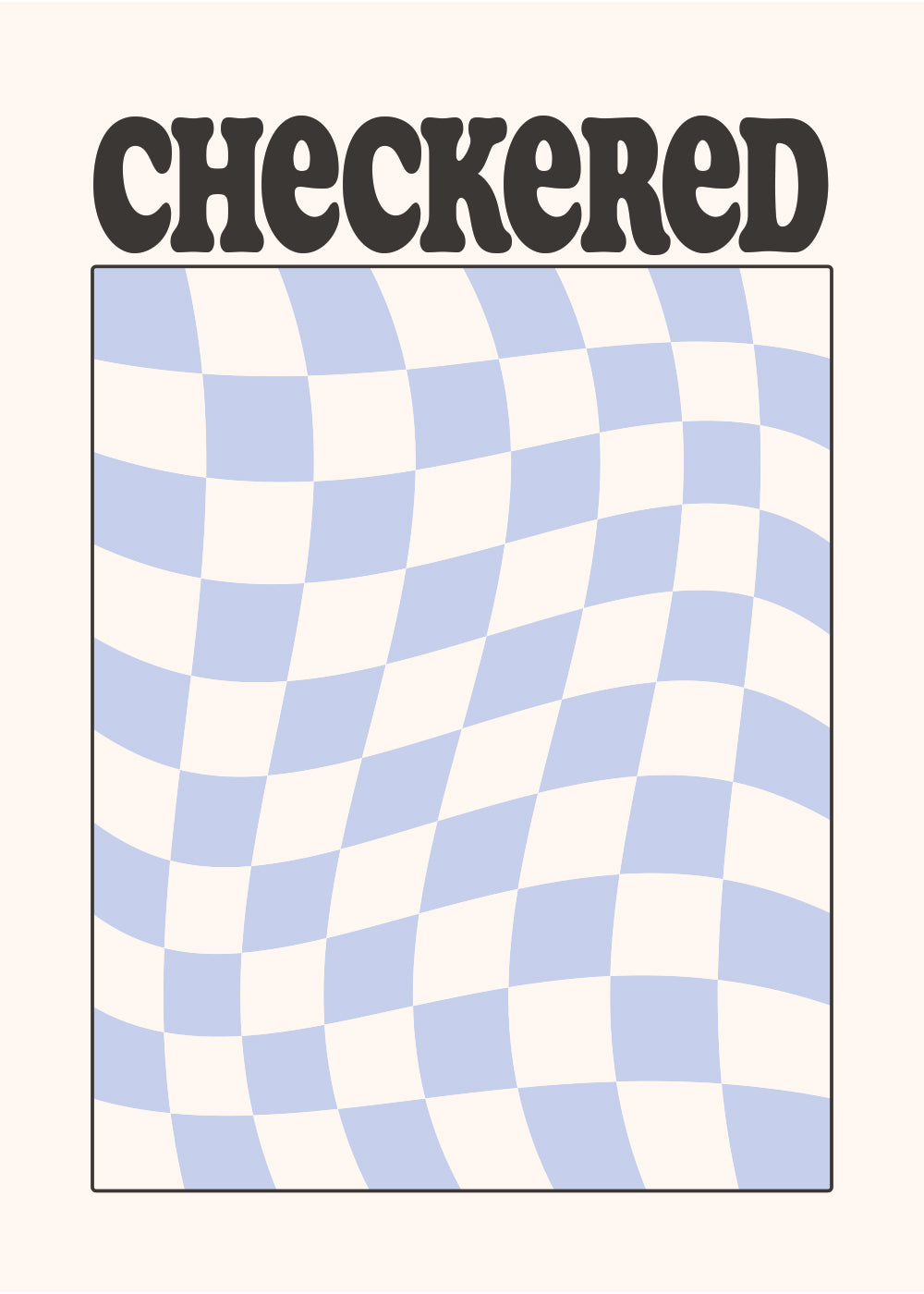 Handla Kanva "Checkered" Poster online | Smidigt och enkelt på nätet - Merchsweden |