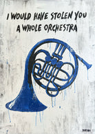 Handla Adrian Florén "Blue French Horn" Poster online | Smidigt och enkelt på nätet - Merchsweden |