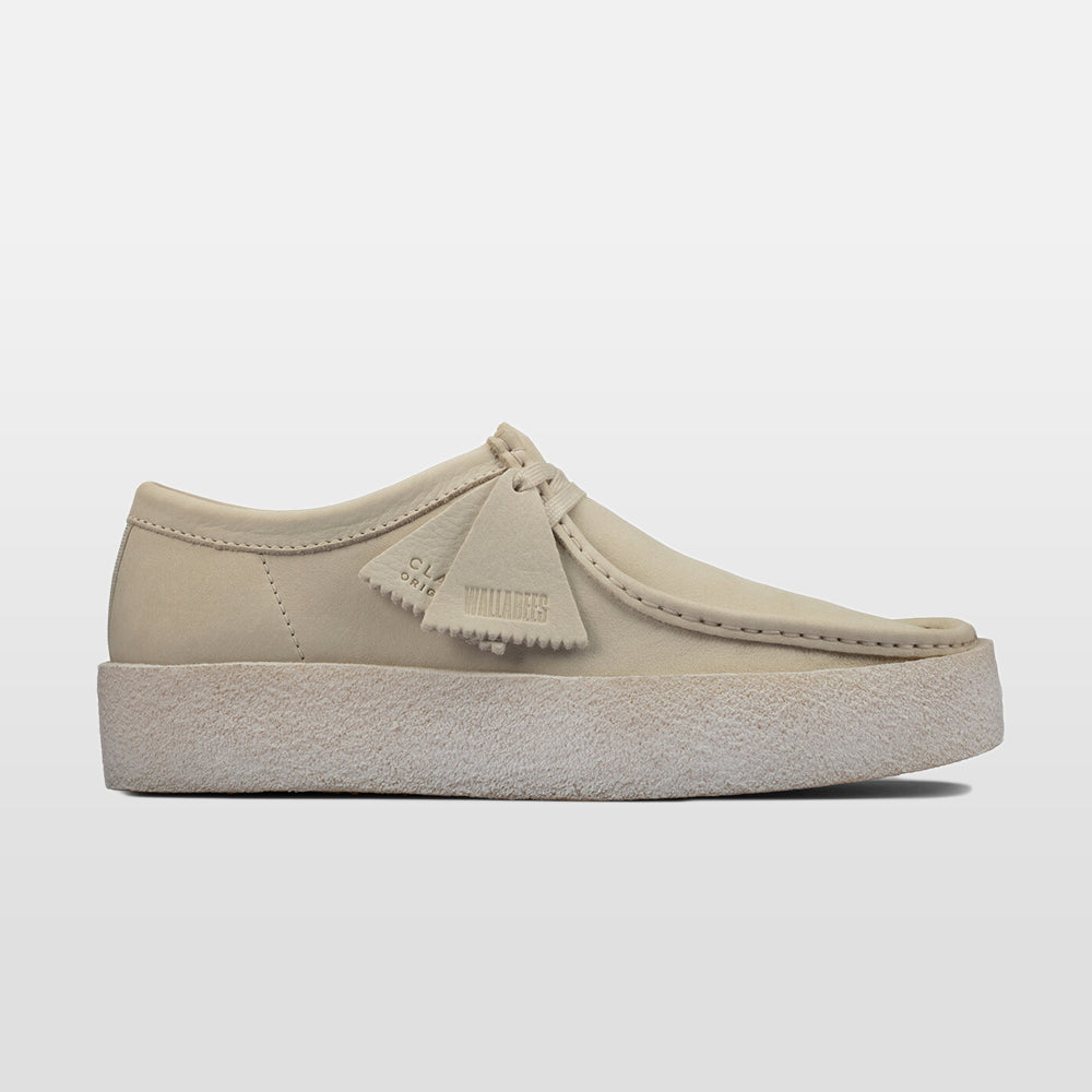 Handla Clarks WallaBee Cup G "White Nubuck" online | Smidigt och enkelt på nätet - Merchsweden |