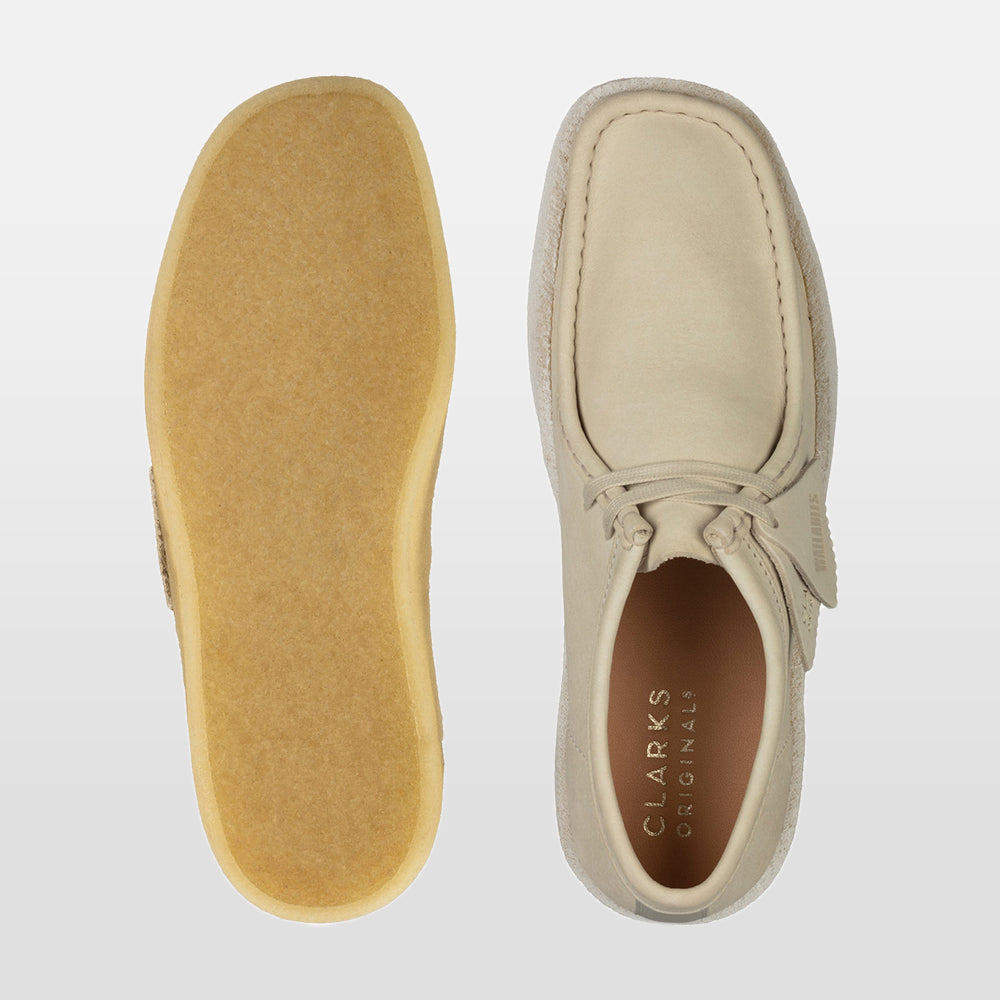 Handla Clarks WallaBee Cup G "White Nubuck" online | Smidigt och enkelt på nätet - Merchsweden |