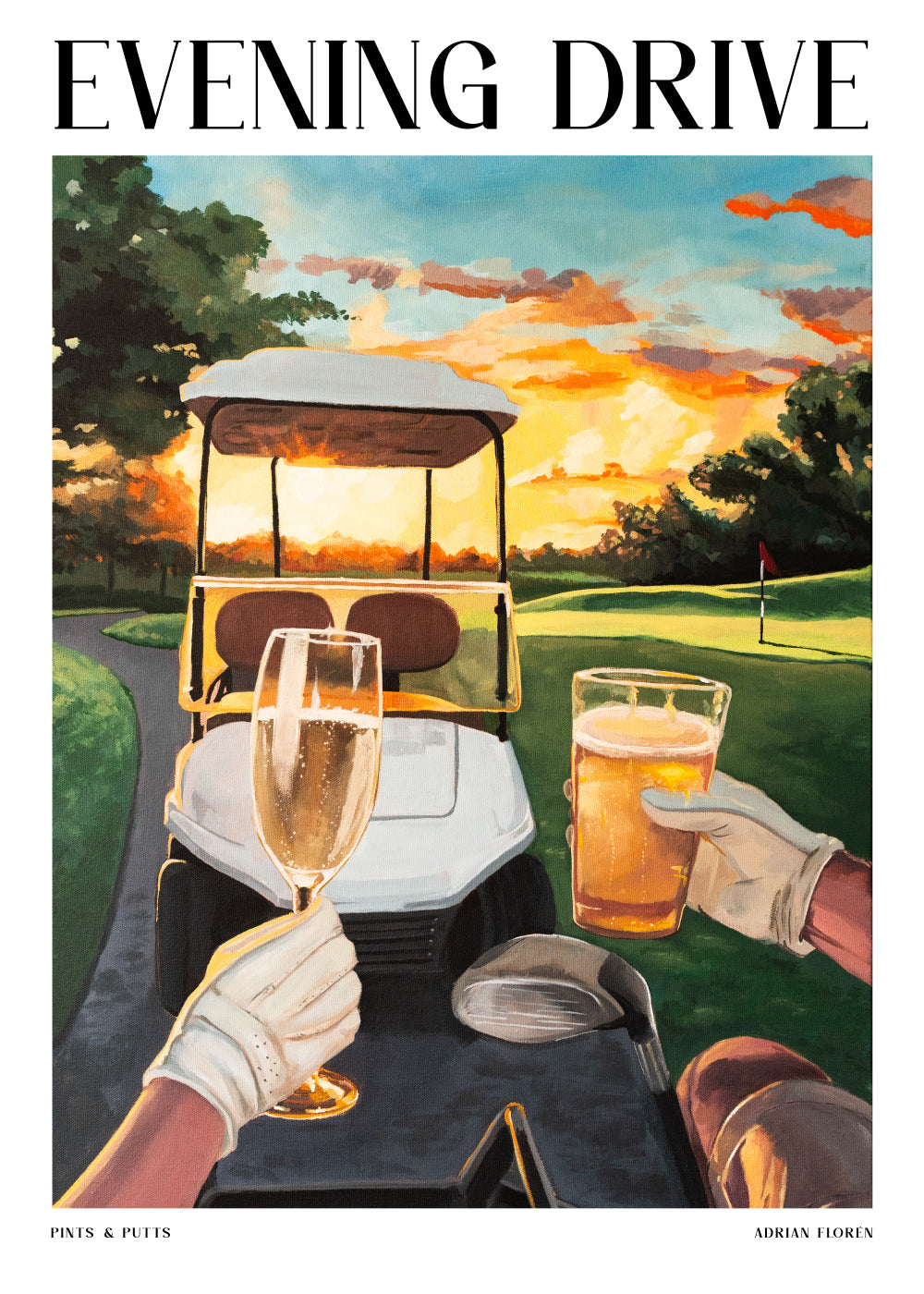 "Evening Drive" Poster
