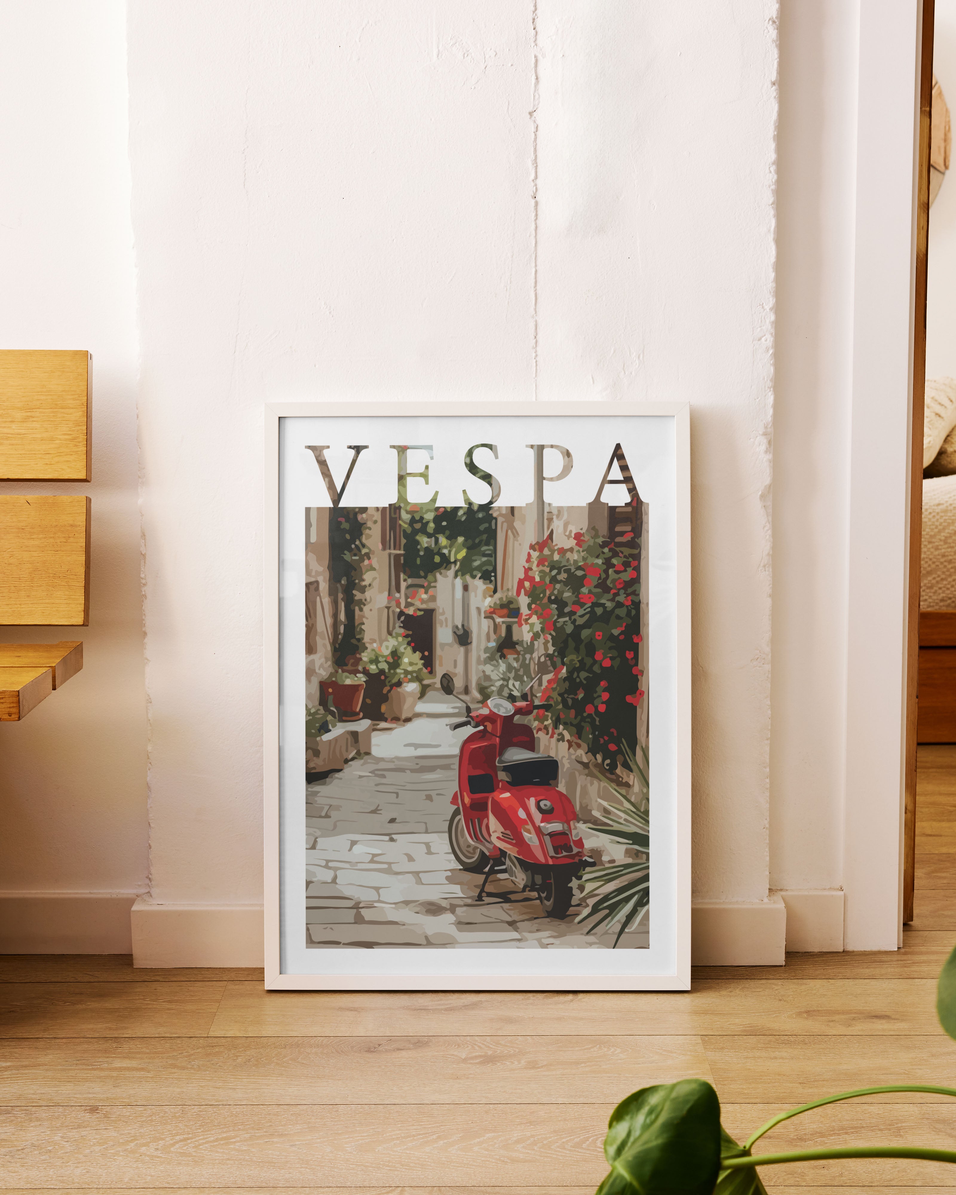 Handla Kanva "Piaggio Vespa" No.1" Poster online | Smidigt och enkelt på nätet - Merchsweden |