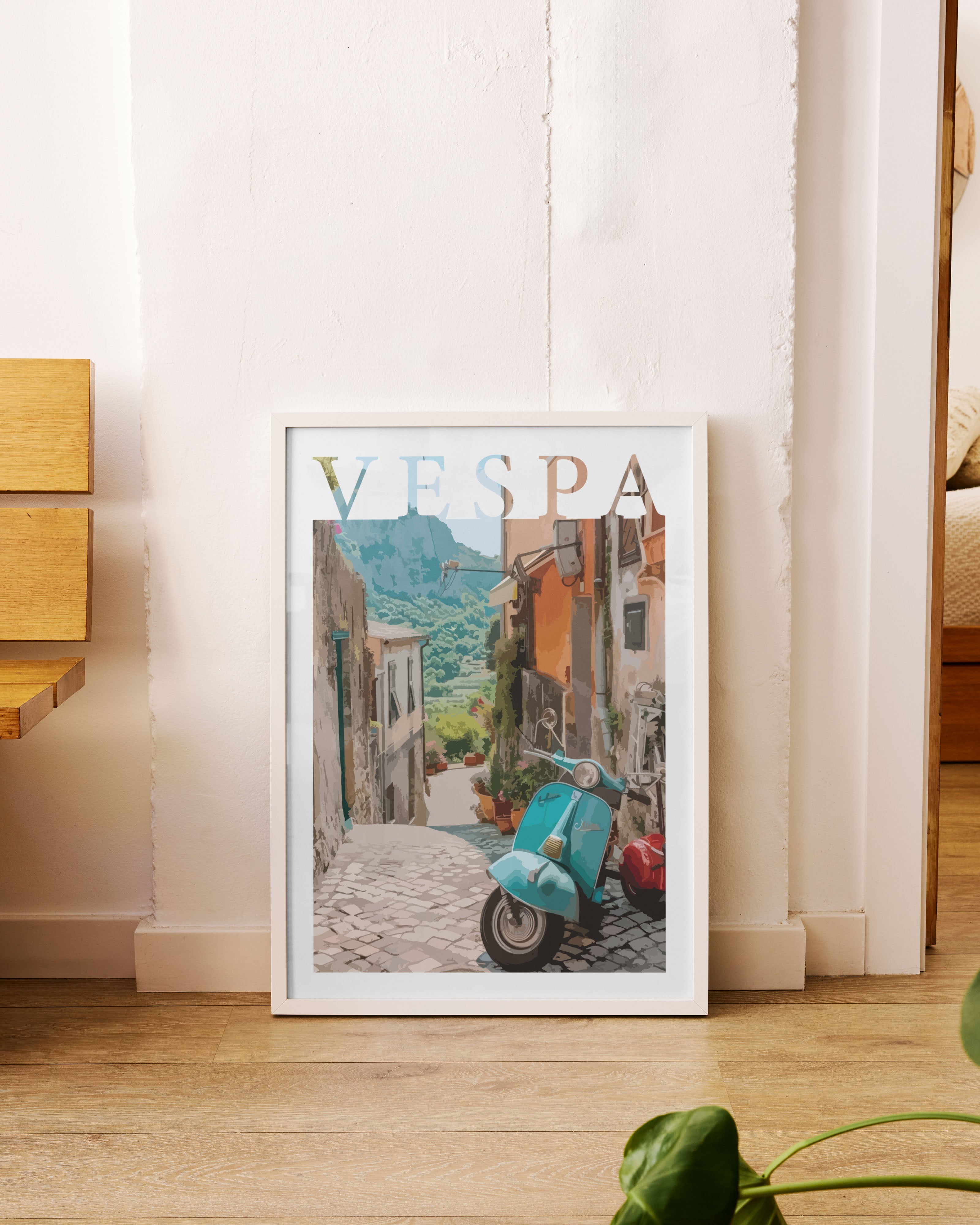 Handla Kanva "Piaggio Vespa" No.3" Poster online | Smidigt och enkelt på nätet - Merchsweden |