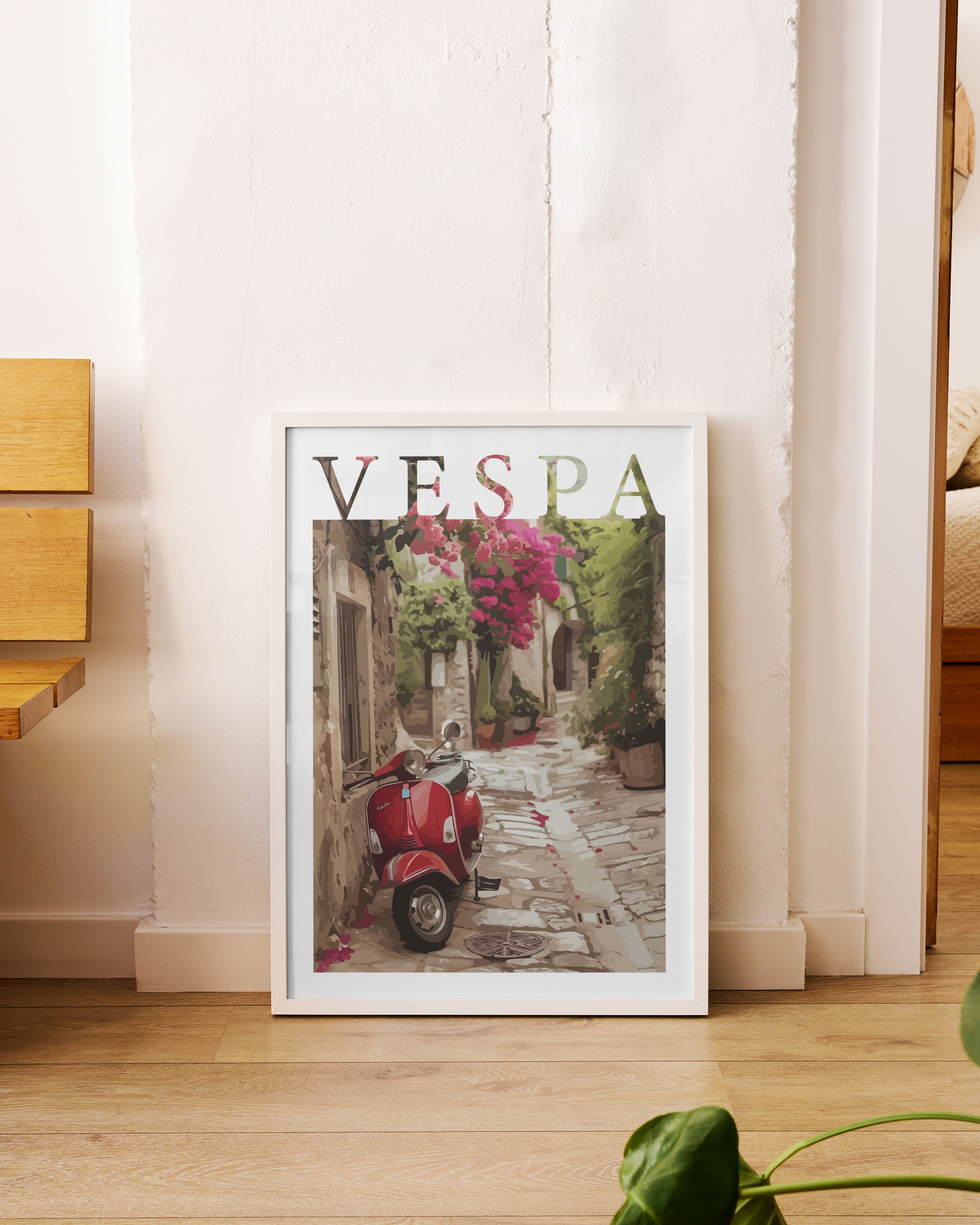 Handla Kanva "Piaggio Vespa" No.6" Poster online | Smidigt och enkelt på nätet - Merchsweden |