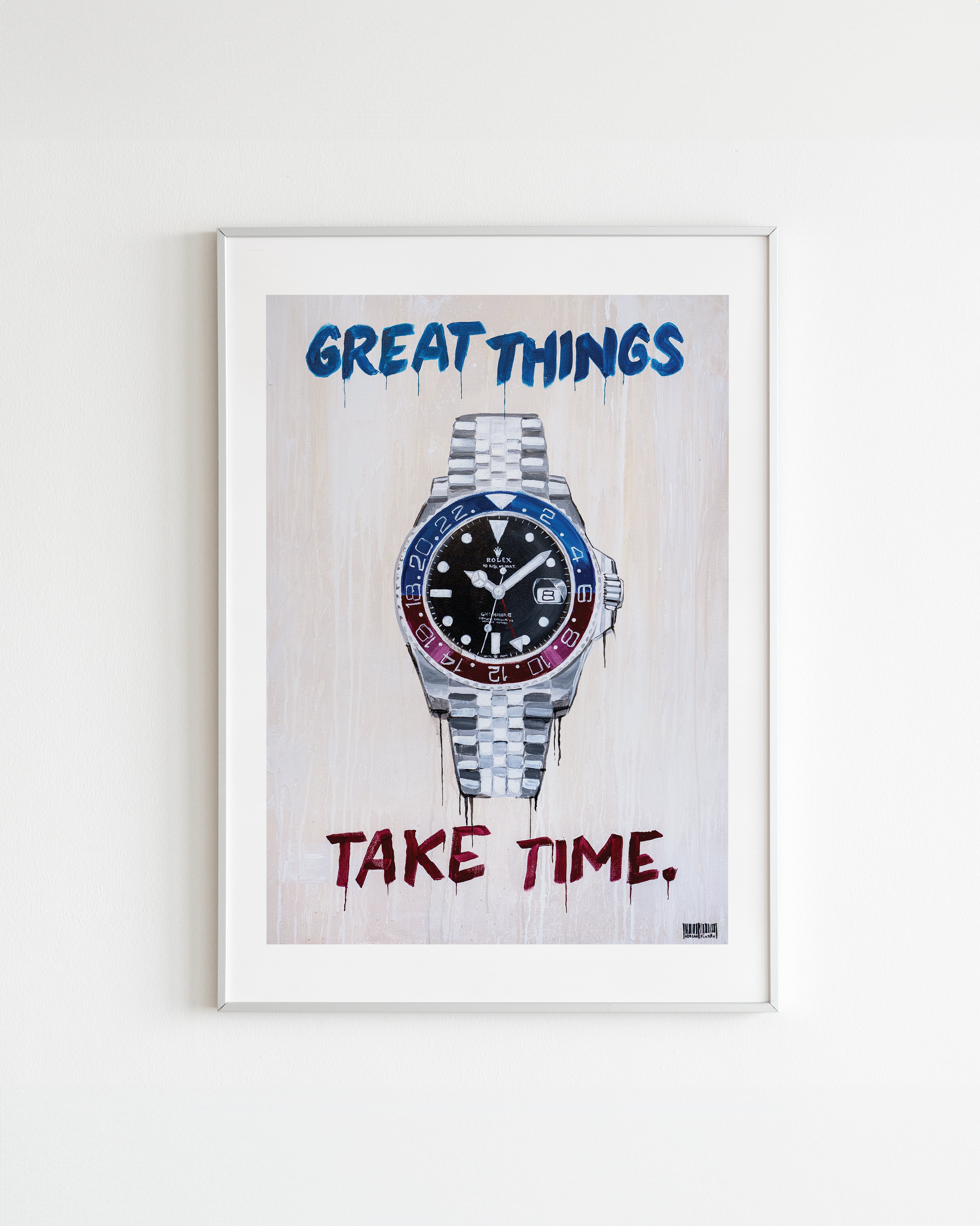 Handla Adrian Florén "Great Things, Take Time" Poster online | Smidigt och enkelt på nätet - Merchsweden |