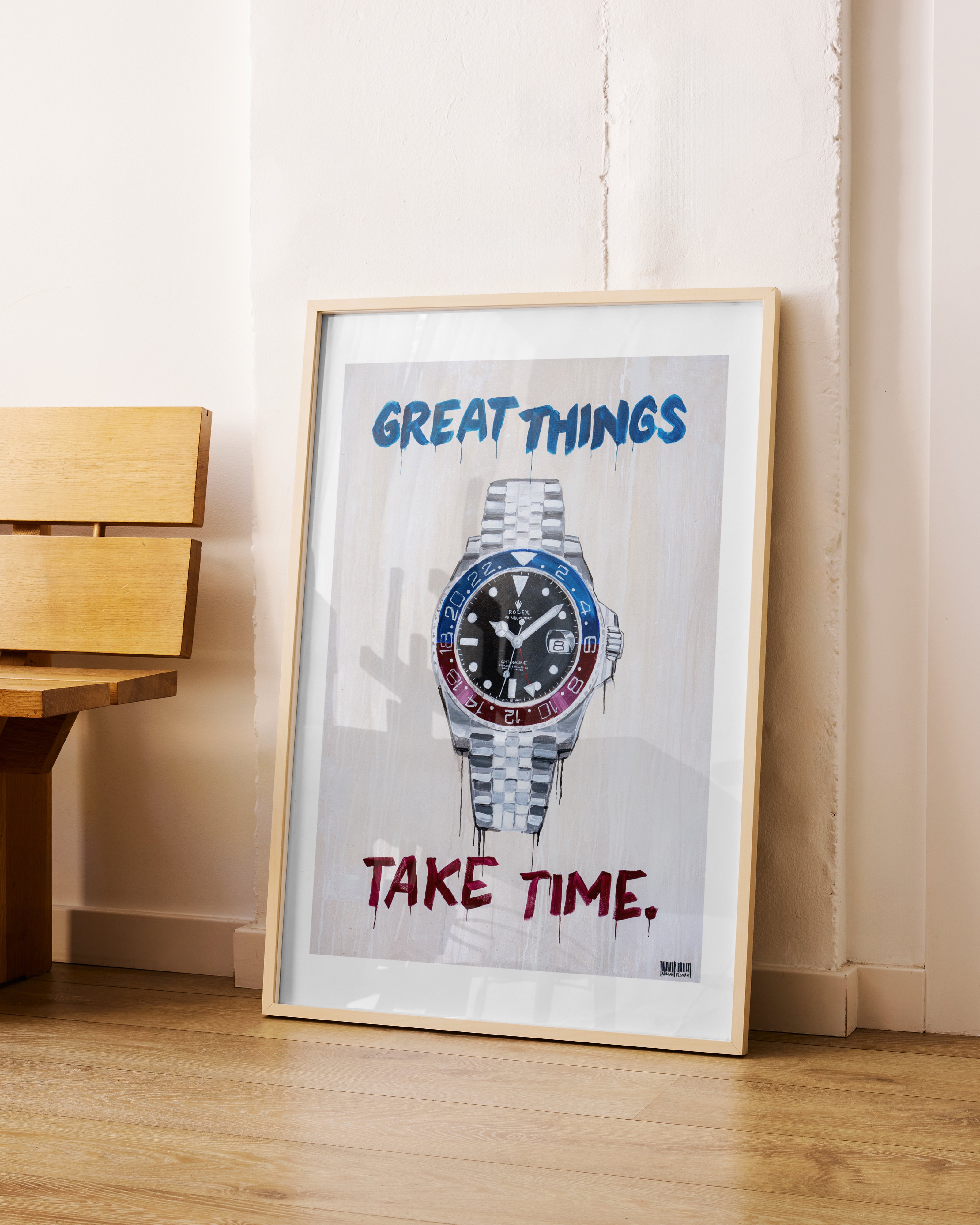 Handla Adrian Florén "Great Things, Take Time" Poster online | Smidigt och enkelt på nätet - Merchsweden |