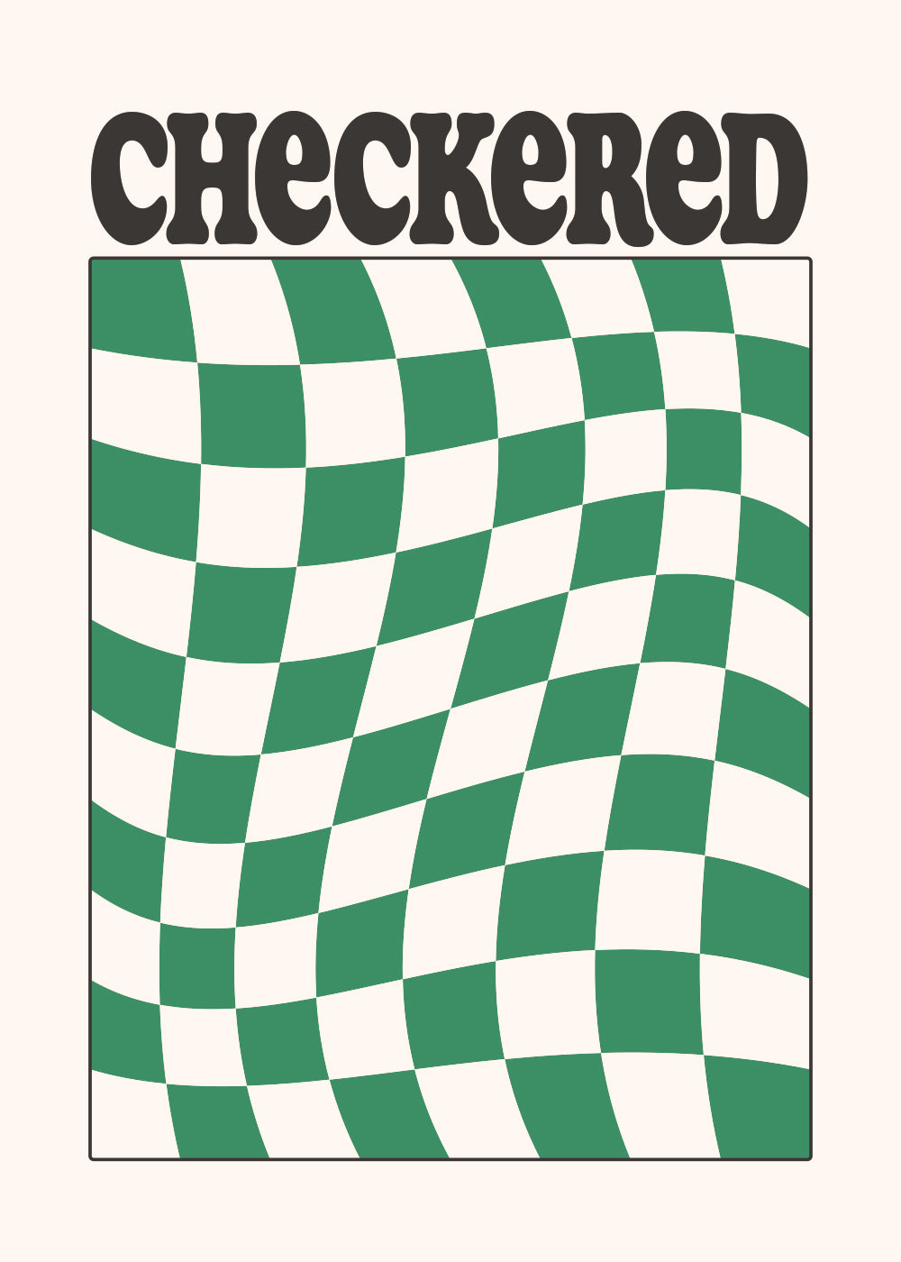 Handla Kanva "Checkered" Poster online | Smidigt och enkelt på nätet - Merchsweden |